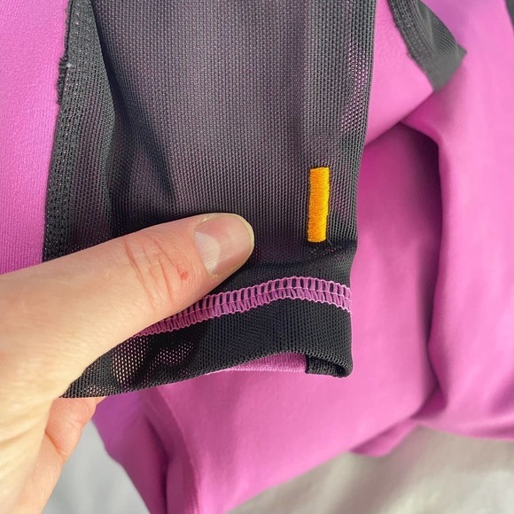 Women’s Lucy Activewear Pink Black Color Block Full Length Leggings-Medium - Picture 8 of 8